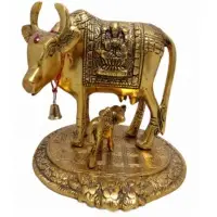 Handcrafted Metal Auspicious Cow