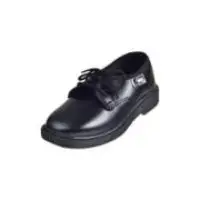 Titas Kids Black School Shoes