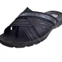 Titas Men's PVC Water-resistant Monsoon Slippers