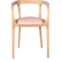 Chair Saki Leather Pink