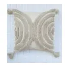 Boho Tufted Textured Off-White Pillow