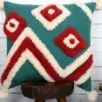 White Pillow Cover with Tassels
