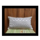 Hand Block Printed Mud Print Inspired Pillow