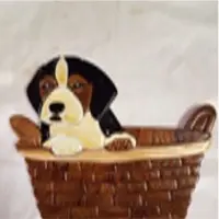 Dog In Tub Wall Mounting Sculptures