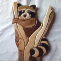 Panda On Tree Wall Mounting Sculptures