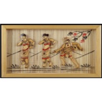 Bamboo Board Scenery Wall Mounted