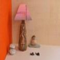 Dancing Tribal Figure Lamp
