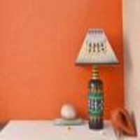 White Warli Table Lamp