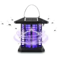 5pcs Solar Panels Patio Mosquito Killer Lamp