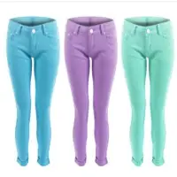 Colored Denim Jeans