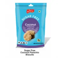 Sugar Free Coconut Pistachio Biscuit