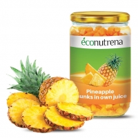 Organic Fruitcocktail in Paineapple Juice