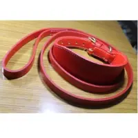 Dog Leather Red Colar