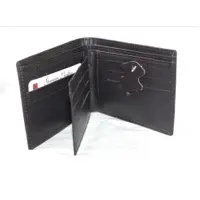 Leather Bi-fold Wallet Dark Brown