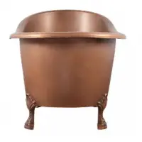 Smooth Copper Bathtub