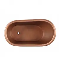 Smooth Copper Bathtub