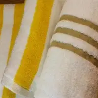 Stripe Terry Towels And Polyester Weft Towels