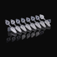 0.2ml 8 Tubes With 8 Flat Caps