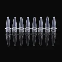 0.2ml Transparent 8-tube Flat Cover With 8 Cover