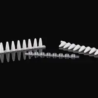 0.1ml White 8 Tubes, Flat Caps And 8 Caps