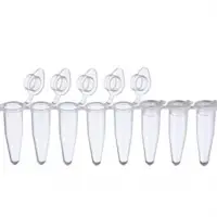 8- Strip Of 0.2ml Thin Wall Pcr Tubes And Caps
