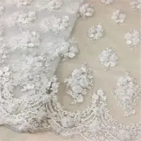 Handmade Beaded Lace Fabric