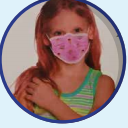 Girls Assorted Print Face Mask