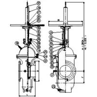 Through conduit gate valves - class 150