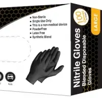 Black Nitrile Gloves