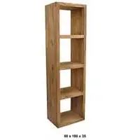 Antique book shelve single column