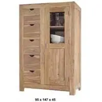 Cupboard with one sided drawers