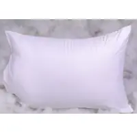 Soft Fiber Pillow (Plain Fabric, White Color)