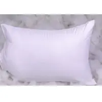 Soft Fiber Pillow (Plain Fabric, White Color)