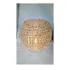 Clear Crystal Votive Gold Finish
