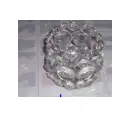 Clear Crystal Votive Nickel Finish