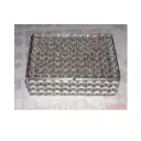 Clear Crystal Box Nickel Finish
