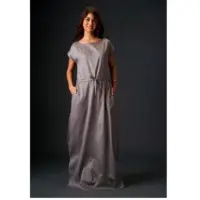 Casual Grey Maxi Dress