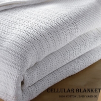 cotton cellular blanket