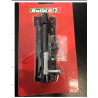 Tower Bolt (Black/Zinc) Carded