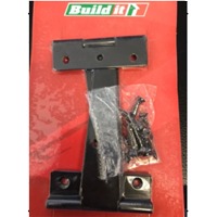 Tee Hinge (Black/Zinc) Pair Carded
