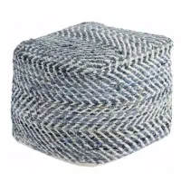 Jute Cotton Pouf