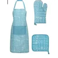 Cotton Kitchen Apron Set