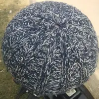 Knitted Pouf
