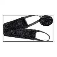 Bath Shower Sponge "Belt Black