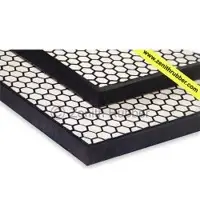 Ceramic Wear Rubber Pads