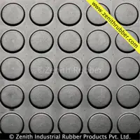 Antiskid Rubber Coin Mat