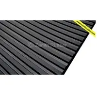 Antiskid Flat Rib Rubber Mat