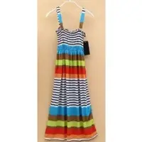 Exotic style elastic colorful dresses