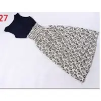 Vintage exotic style lady dresses