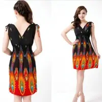 Fashion exotic color lady dresses